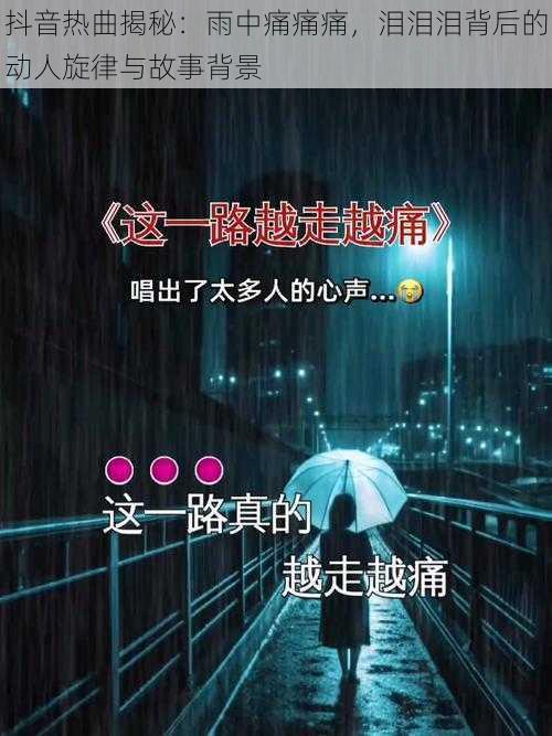 抖音热曲揭秘：雨中痛痛痛，泪泪泪背后的动人旋律与故事背景