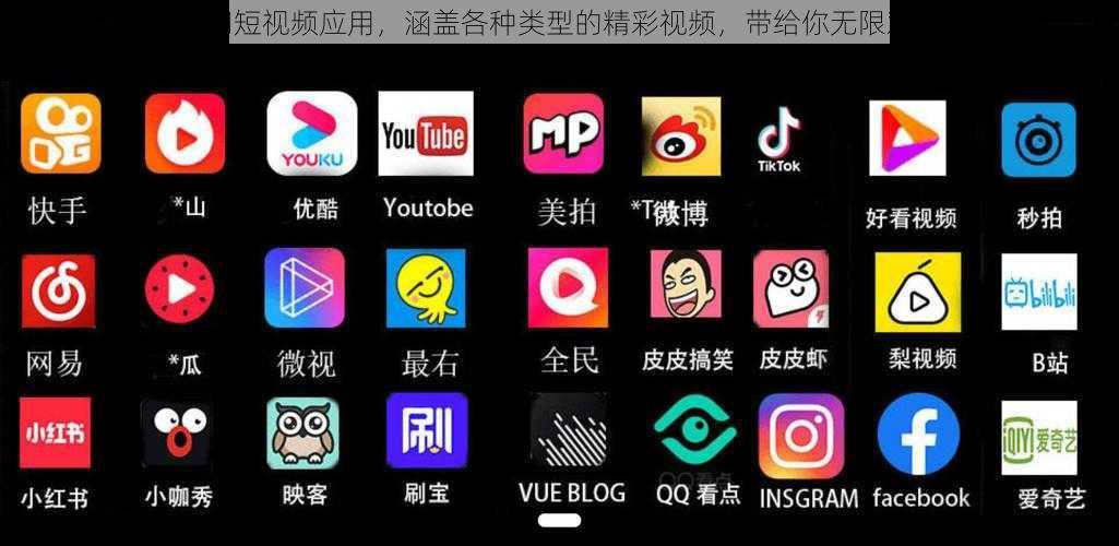 热门短视频应用，涵盖各种类型的精彩视频，带给你无限欢乐
