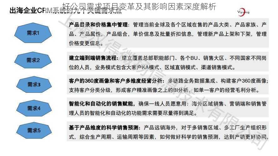 好公司需求项目变革及其影响因素深度解析